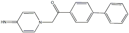 1-[1,1'-biphenyl]-4-yl-2-(4-imino-1(4H)-pyridinyl)ethanone Structure