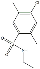 4-chloro-N-ethyl-2,5-dimethylbenzenesulfonamide Structure