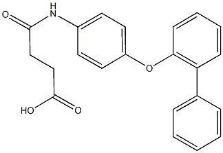 4-[4-([1,1'-biphenyl]-2-yloxy)anilino]-4-oxobutanoic acid Structure