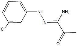 N'-(3-chlorophenyl)-2-oxopropanehydrazonamide 结构式