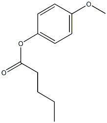 4-methoxyphenyl pentanoate 化学構造式