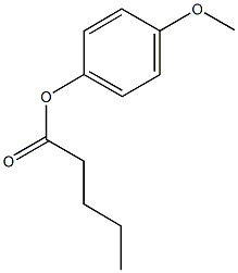 4-methoxyphenyl pentanoate 结构式