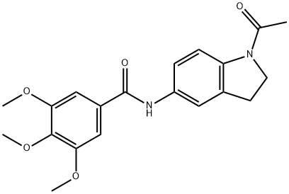 N-(1-acetyl-2,3-dihydro-1H-indol-5-yl)-3,4,5-trimethoxybenzamide|