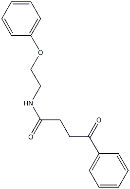 4-oxo-N-(2-phenoxyethyl)-4-phenylbutanamide Structure