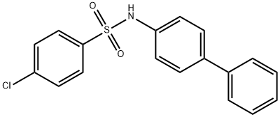 N-[1,1'-biphenyl]-4-yl-4-chlorobenzenesulfonamide Structure