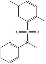 N,2,5-trimethyl-N-phenylbenzenesulfonamide 化学構造式