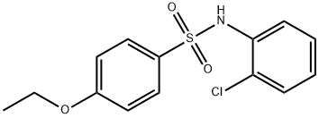N-(2-chlorophenyl)-4-ethoxybenzenesulfonamide,670255-59-1,结构式