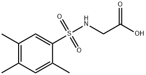 {[(2,4,5-trimethylphenyl)sulfonyl]amino}acetic acid 结构式