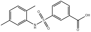 3-[(2,5-dimethylanilino)sulfonyl]benzoic acid,670259-29-7,结构式