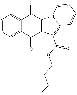 butyl 6,11-dioxo-6,11-dihydrobenzo[f]pyrido[1,2-a]indole-12-carboxylate Structure