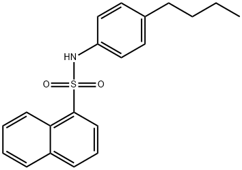 N-(4-butylphenyl)-1-naphthalenesulfonamide Structure