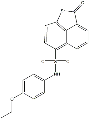 N-(4-ethoxyphenyl)-2-oxo-2H-naphtho[1,8-bc]thiophene-6-sulfonamide Structure