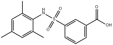 3-[(mesitylamino)sulfonyl]benzoic acid,670266-29-2,结构式