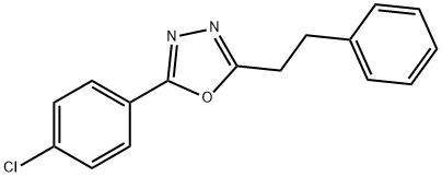 2-(4-chlorophenyl)-5-(2-phenylethyl)-1,3,4-oxadiazole|