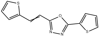 2-(2-thienyl)-5-[2-(2-thienyl)vinyl]-1,3,4-oxadiazole Struktur