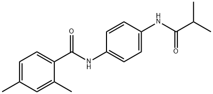 N-[4-(isobutyrylamino)phenyl]-2,4-dimethylbenzamide|