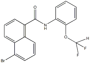 5-bromo-N-[2-(difluoromethoxy)phenyl]-1-naphthamide Structure