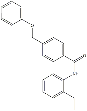 N-(2-ethylphenyl)-4-(phenoxymethyl)benzamide Structure