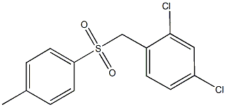 2,4-dichlorobenzyl 4-methylphenyl sulfone Struktur