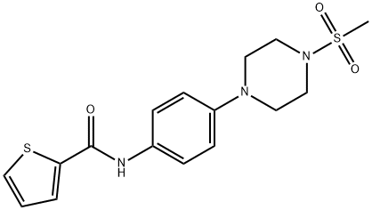 N-{4-[4-(methylsulfonyl)-1-piperazinyl]phenyl}-2-thiophenecarboxamide|