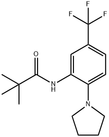 673455-12-4 2,2-dimethyl-N-[2-(1-pyrrolidinyl)-5-(trifluoromethyl)phenyl]propanamide