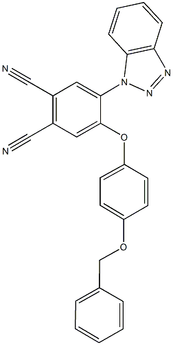 4-(1H-1,2,3-benzotriazol-1-yl)-5-[4-(benzyloxy)phenoxy]phthalonitrile|