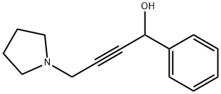 1-phenyl-4-(1-pyrrolidinyl)-2-butyn-1-ol Struktur