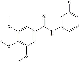 N-(3-chlorophenyl)-3,4,5-trimethoxybenzamide Structure
