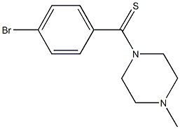1-(4-bromobenzothioyl)-4-methylpiperazine,675190-35-9,结构式
