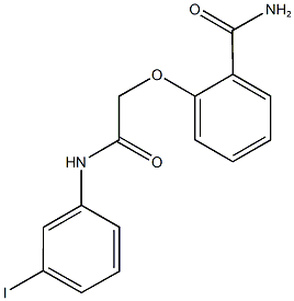 2-[2-(3-iodoanilino)-2-oxoethoxy]benzamide|