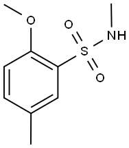 2-methoxy-N,5-dimethylbenzenesulfonamide Structure