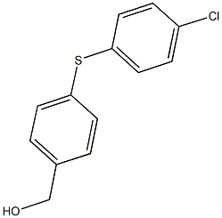 {4-[(4-chlorophenyl)sulfanyl]phenyl}methanol Struktur