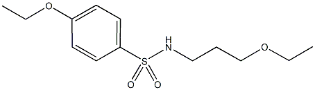 4-ethoxy-N-(3-ethoxypropyl)benzenesulfonamide Structure