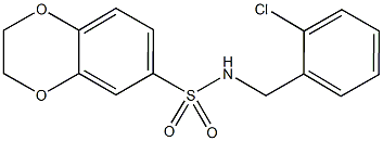 N-(2-chlorobenzyl)-2,3-dihydro-1,4-benzodioxine-6-sulfonamide Structure