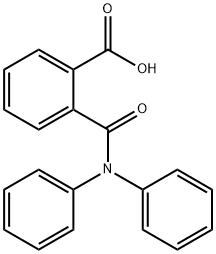 2-[(diphenylamino)carbonyl]benzoic acid 结构式