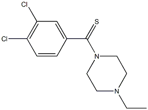 1-(3,4-dichlorobenzothioyl)-4-ethylpiperazine|