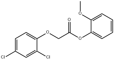 2-methoxyphenyl (2,4-dichlorophenoxy)acetate Structure