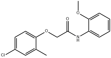 2-(4-chloro-2-methylphenoxy)-N-(2-methoxyphenyl)acetamide Structure
