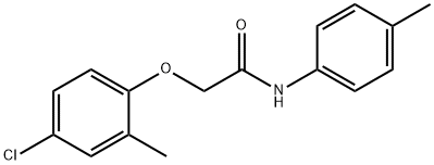 2-(4-chloro-2-methylphenoxy)-N-(4-methylphenyl)acetamide Structure