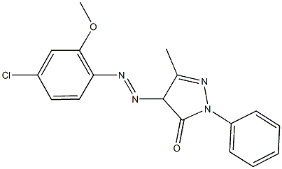 67867-01-0 4-[(4-chloro-2-methoxyphenyl)diazenyl]-5-methyl-2-phenyl-2,4-dihydro-3H-pyrazol-3-one