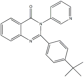 2-(4-tert-butylphenyl)-3-(3-pyridinyl)-4(3H)-quinazolinone,679802-02-9,结构式