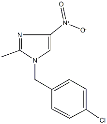 1-(4-chlorobenzyl)-4-nitro-2-methyl-1H-imidazole,68019-65-8,结构式