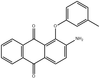 2-amino-1-(3-methylphenoxy)anthra-9,10-quinone Structure
