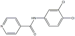 N-(3,4-dichlorophenyl)isonicotinamide Structure