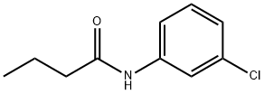 N-(3-chlorophenyl)butanamide Struktur