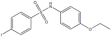 N-(4-ethoxyphenyl)-4-iodobenzenesulfonamide,684226-28-6,结构式