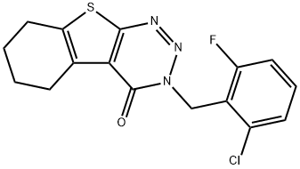 3-(2-chloro-6-fluorobenzyl)-5,6,7,8-tetrahydro[1]benzothieno[2,3-d][1,2,3]triazin-4(3H)-one|