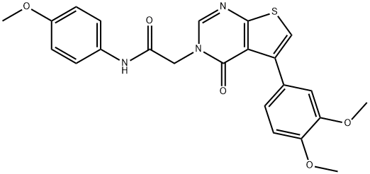 685846-58-6 2-(5-(3,4-dimethoxyphenyl)-4-oxothieno[2,3-d]pyrimidin-3(4H)-yl)-N-(4-methoxyphenyl)acetamide