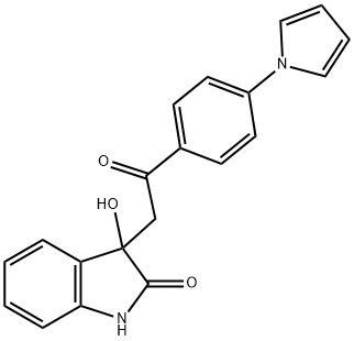 3-hydroxy-3-{2-oxo-2-[4-(1H-pyrrol-1-yl)phenyl]ethyl}-1,3-dihydro-2H-indol-2-one|