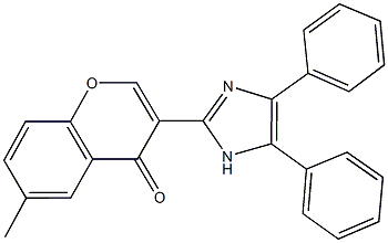3-(4,5-diphenyl-1H-imidazol-2-yl)-6-methyl-4H-chromen-4-one|